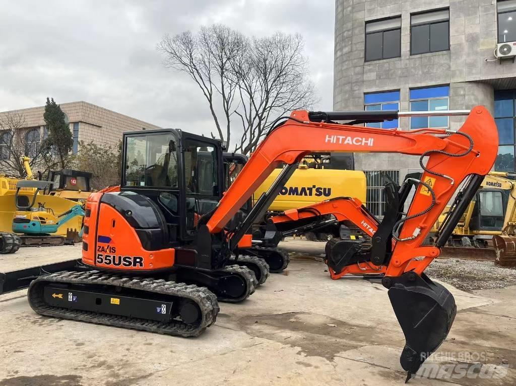 Hitachi zx55USR 소형 굴삭기 7톤 미만