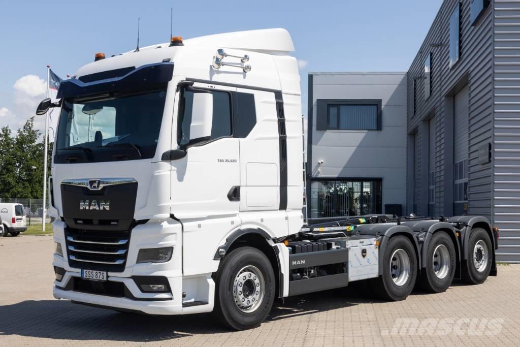 MAN TGX 35.520 훅 리프트 트럭