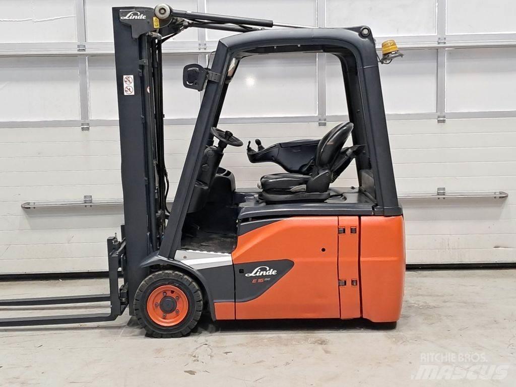 Linde E16-02 전동 지게차