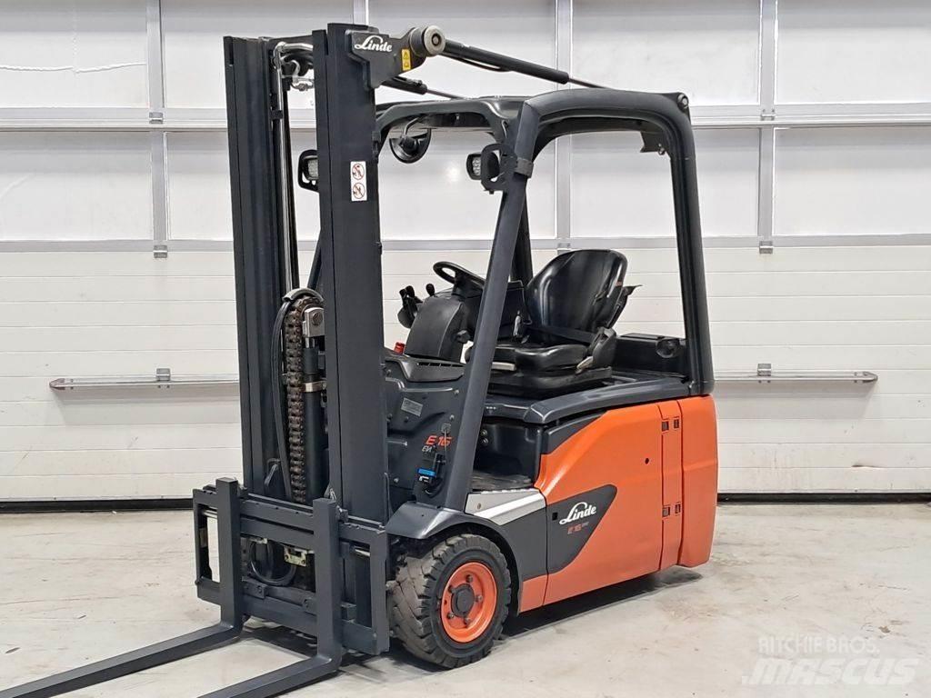 Linde E16-02 전동 지게차