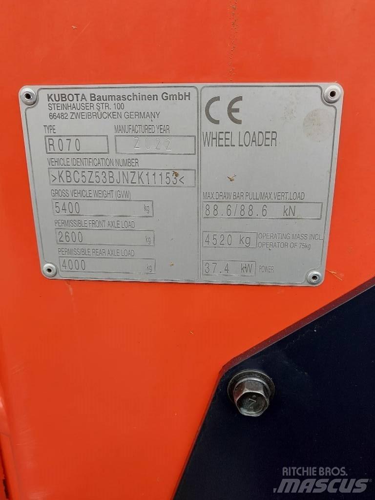 Kubota R 070  휠로우더
