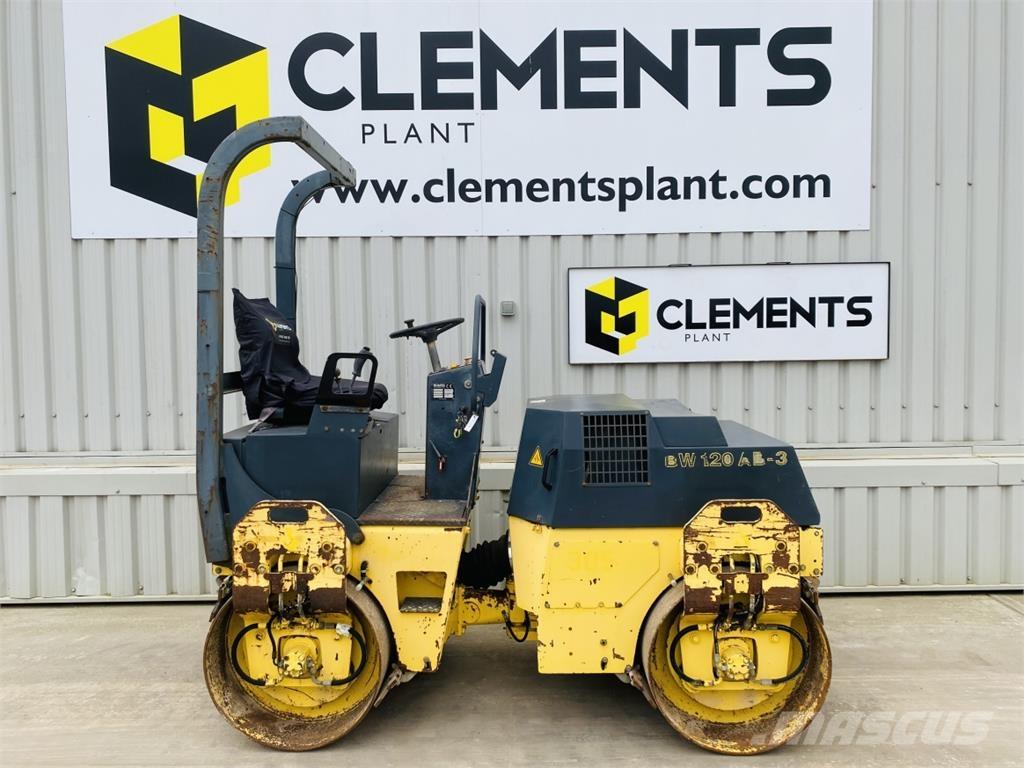 Bomag BW120AD-3 트윈 드럼 롤러