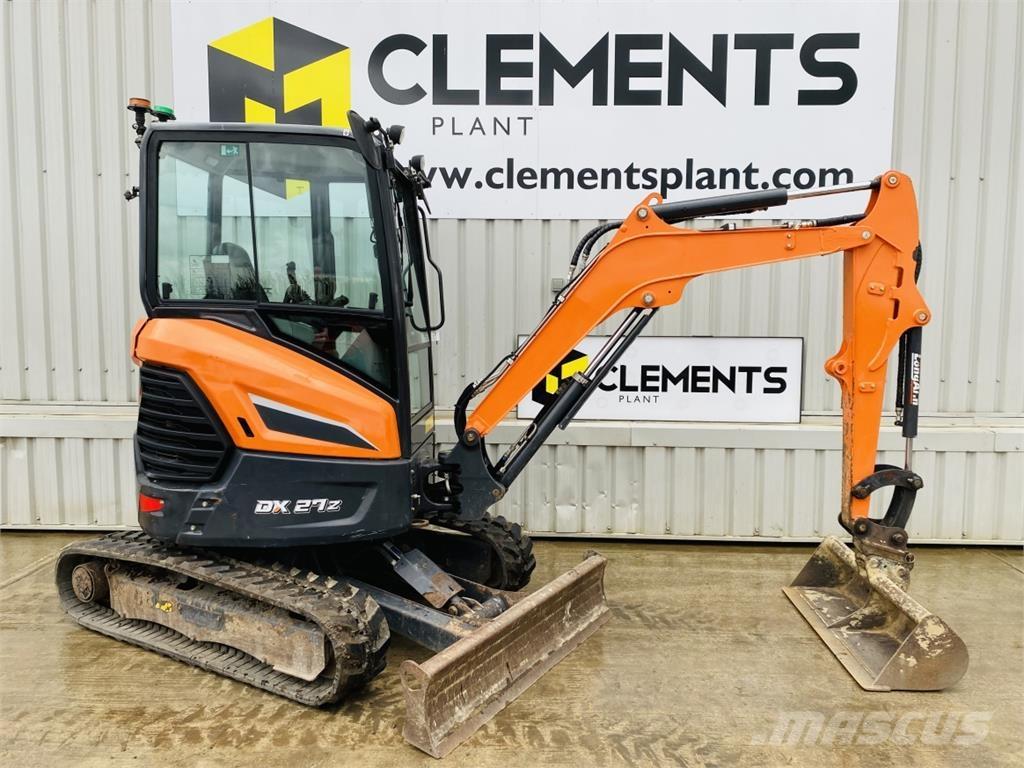 Doosan DX27Z 소형 굴삭기 7톤 미만