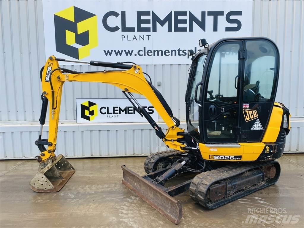 JCB 8026CTS 소형 굴삭기 7톤 미만