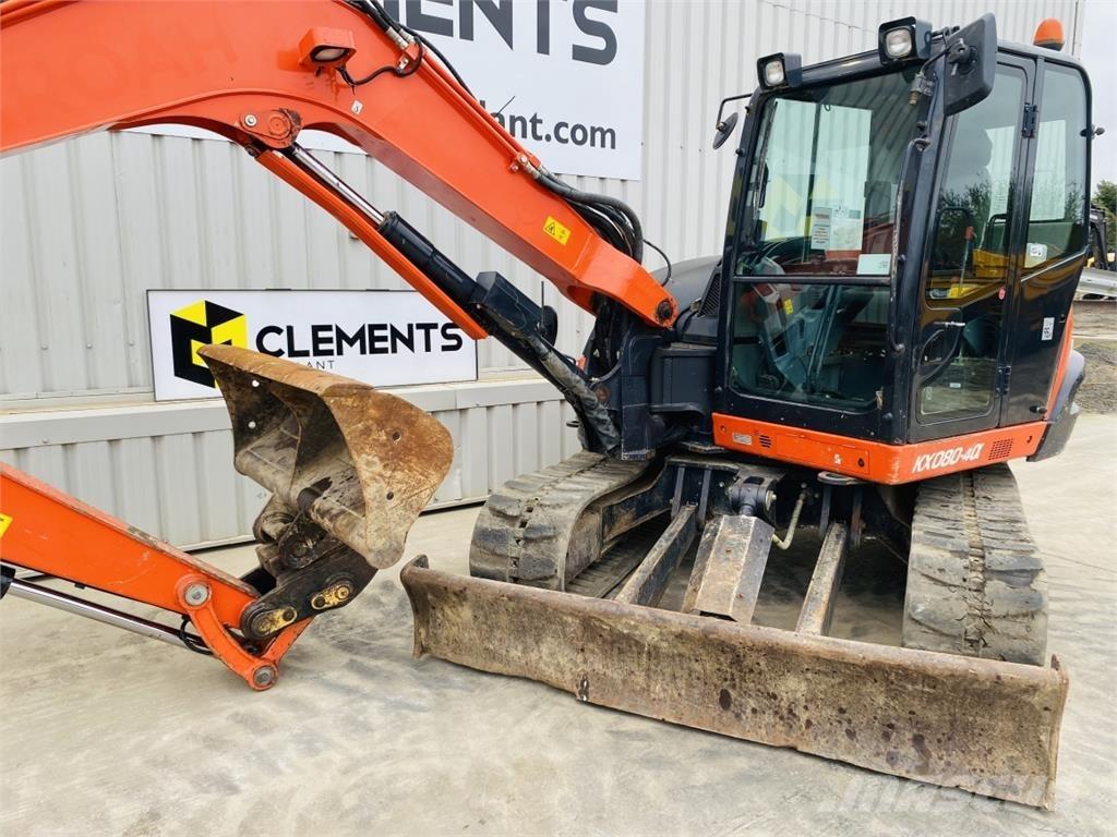 Kubota KX080-4a 중형굴삭기 7톤-28톤
