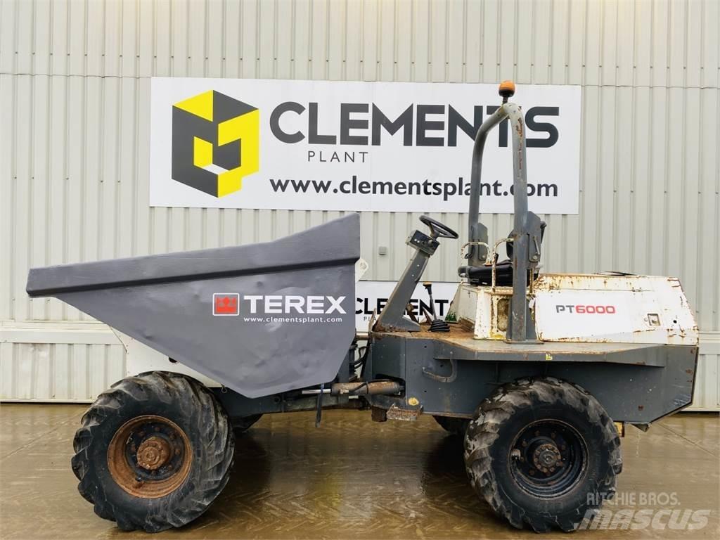Terex 6T Dumper 건설현장 덤프트럭
