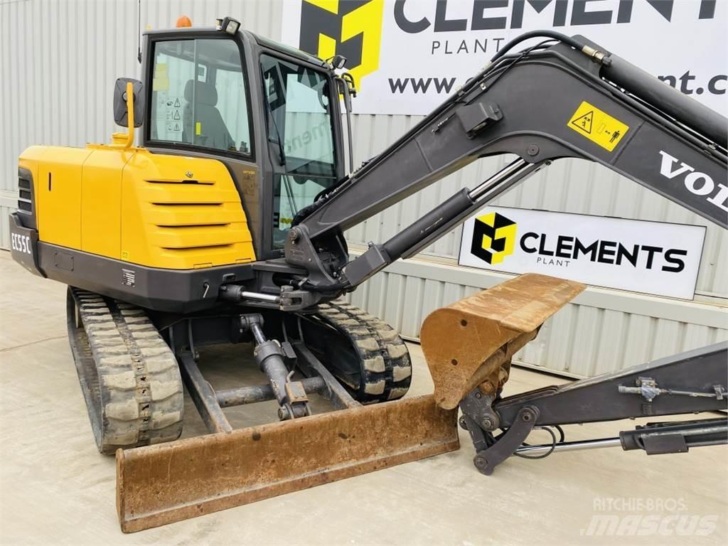 Volvo EC55C 중형굴삭기 7톤-28톤