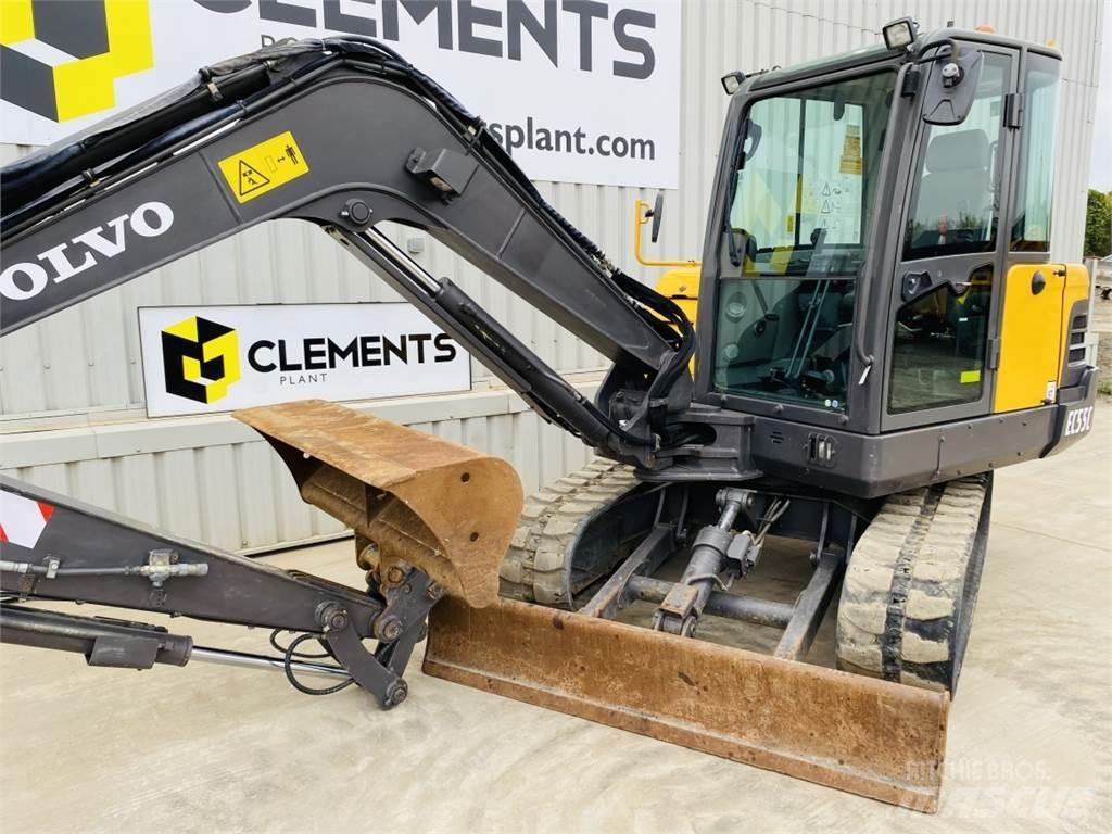 Volvo EC55C 중형굴삭기 7톤-28톤