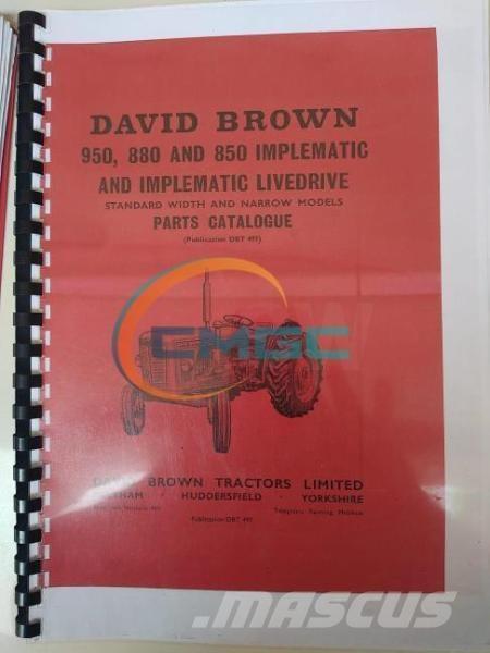 David Brown 850 트랙터