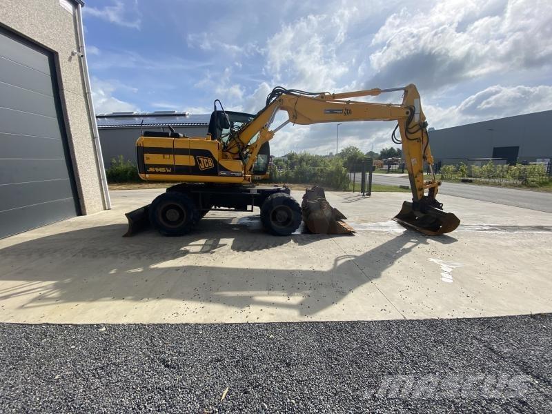 JCB JS145W  휠 굴삭기