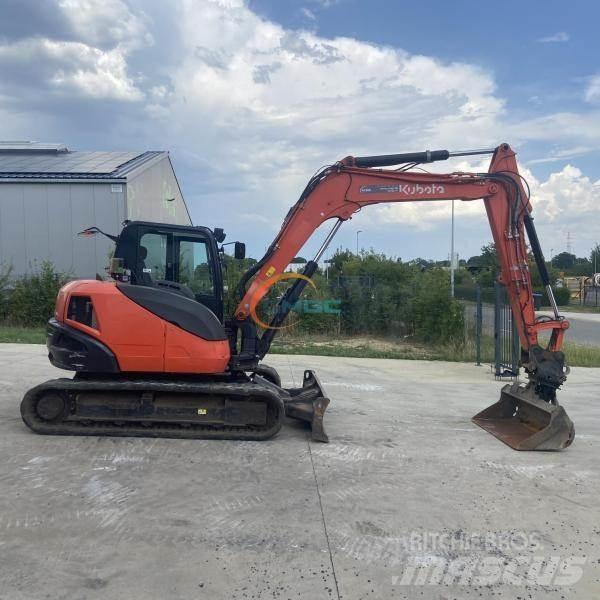 Kubota KX080-4  휠 굴삭기