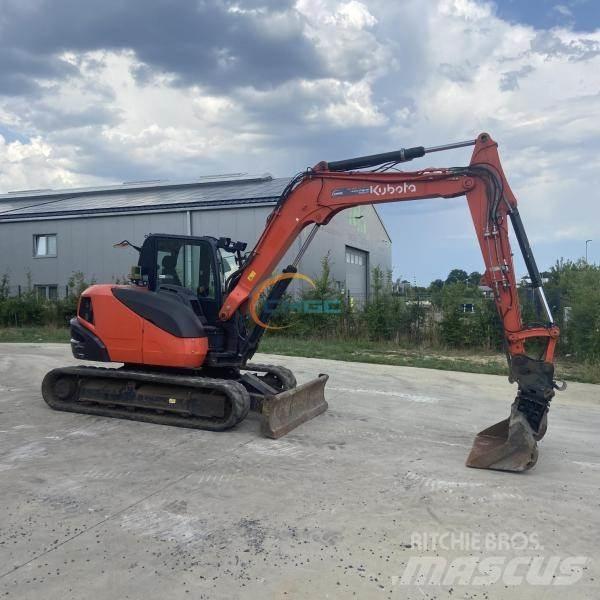 Kubota KX080-4  휠 굴삭기