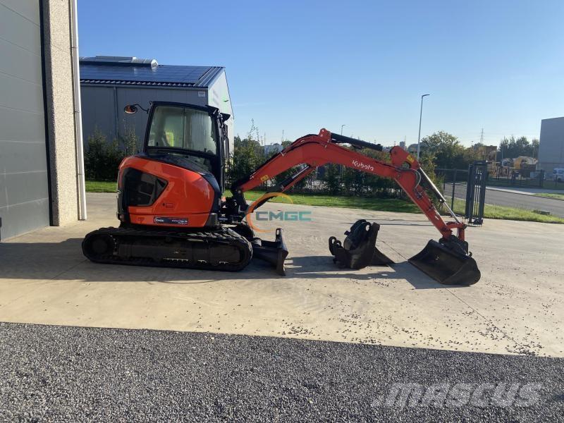 Kubota U50-5  휠 굴삭기