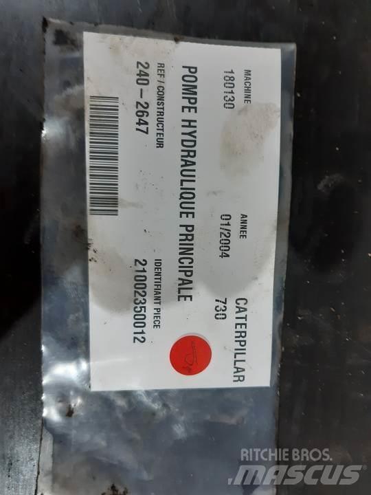 CAT 730 유압식 기계