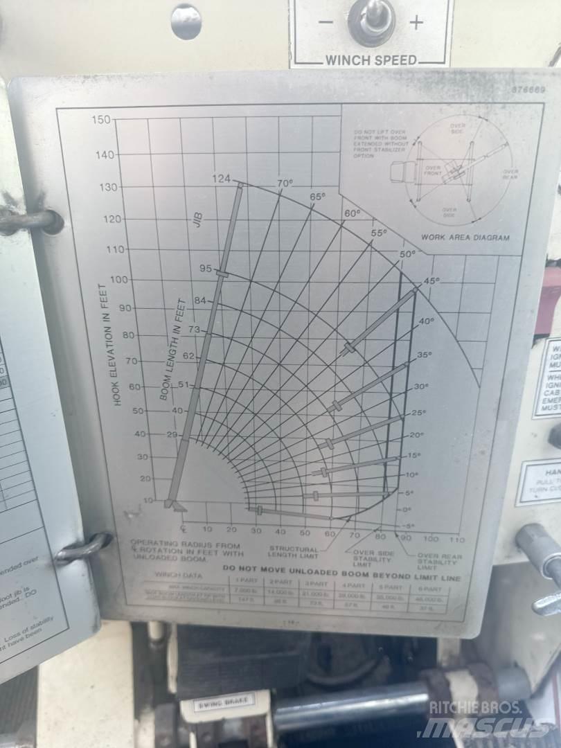 National 1295 크레인 트럭