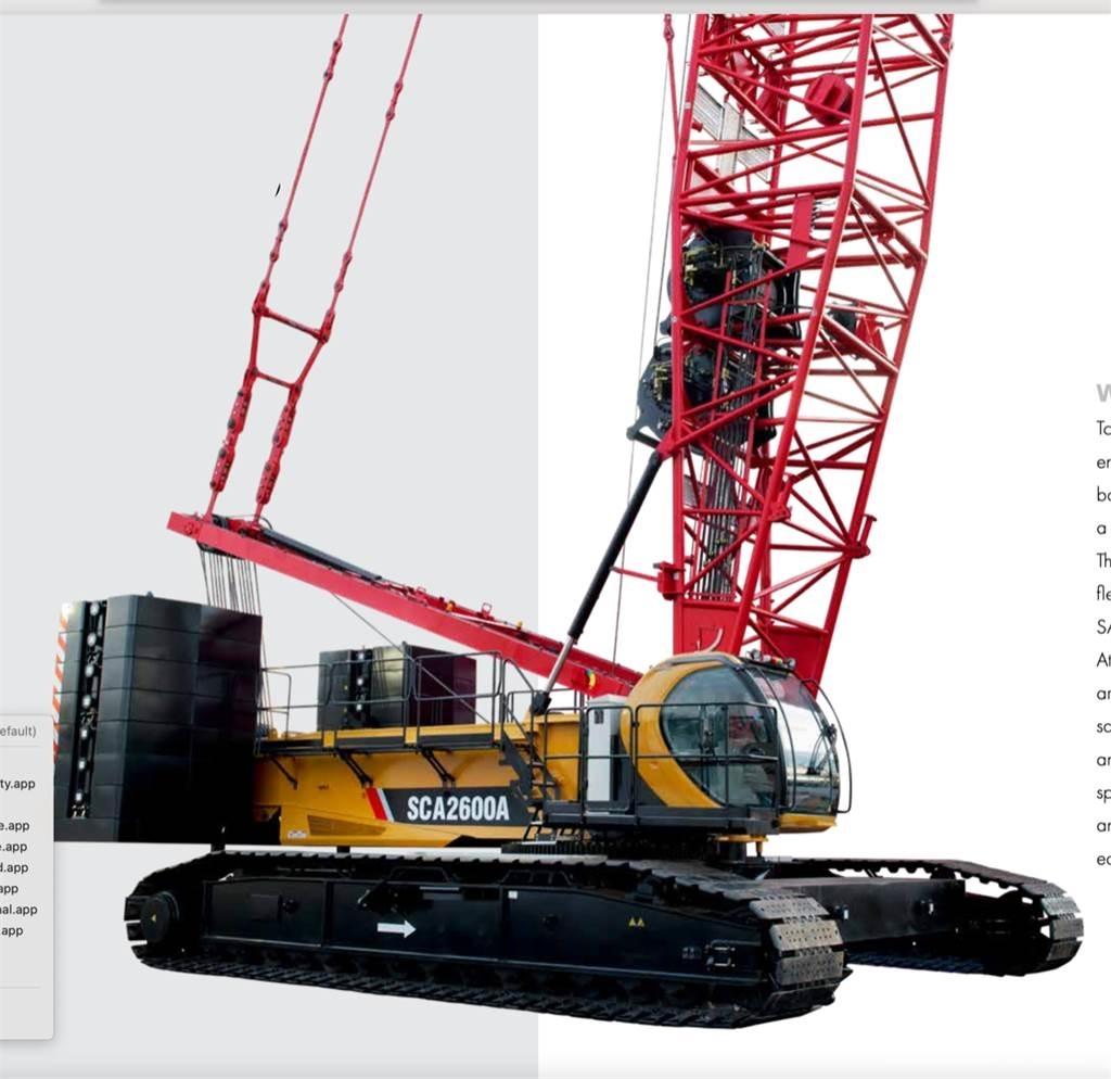 Sany SCA2600A 트랙 크레인