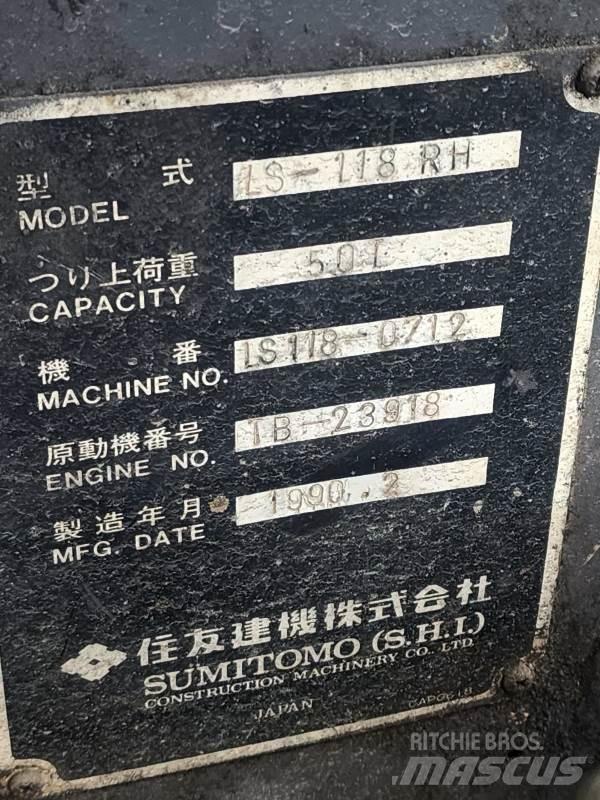 Sumitomo LS-118RH 트랙 크레인