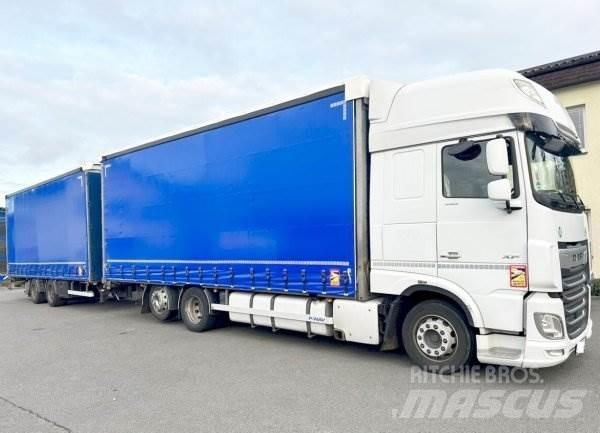 DAF XF 106.480 +Panav 플랫베드/드롭사이드 트레일러