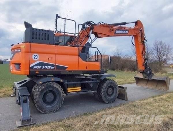 Doosan DX 170 W-7  휠 굴삭기