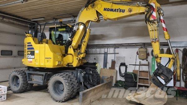 Komatsu PW 138 MR  휠 굴삭기