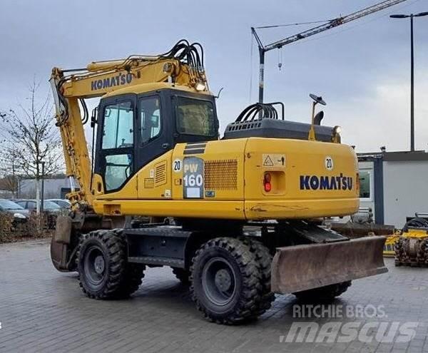 Komatsu PW 160-7E0  휠 굴삭기