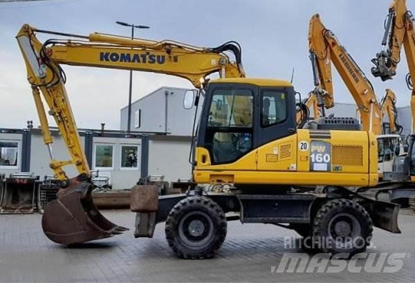 Komatsu PW 160-7E0  휠 굴삭기