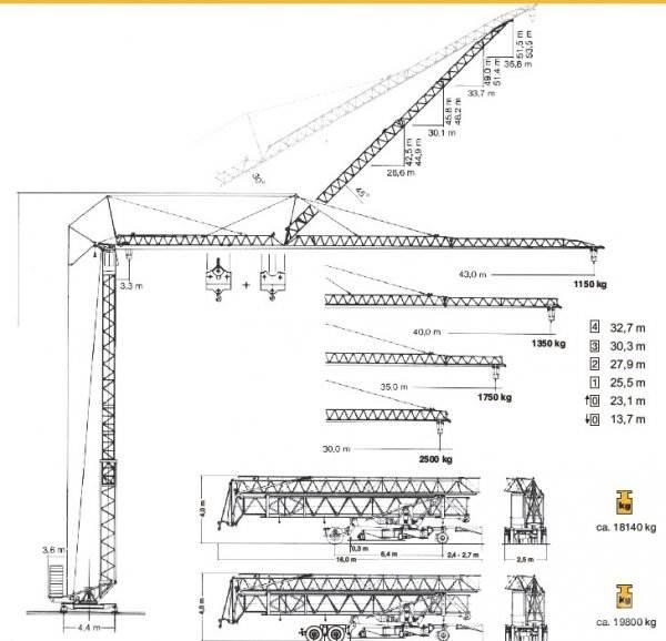 Liebherr 63 K 타워 크레인