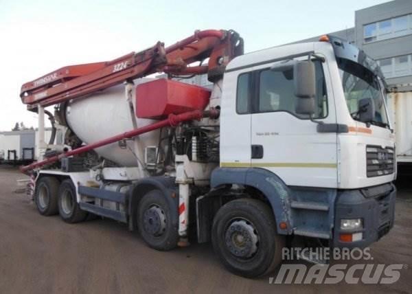MAN TGA 35.410 +Sermac 콘크리트 펌프카