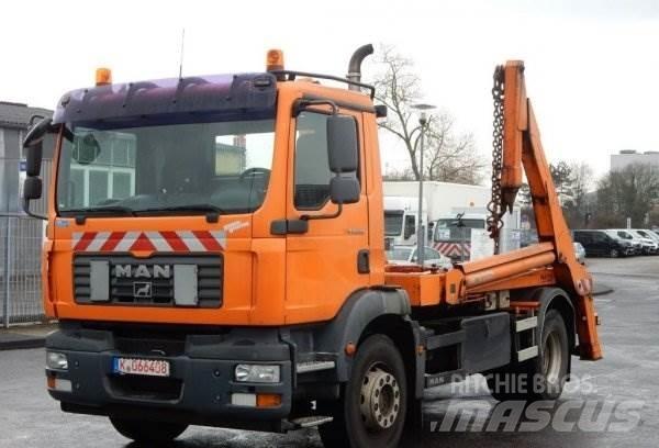 MAN TGM 18.280 스킵 로더 트럭