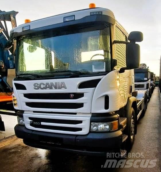Scania P 360 훅 리프트 트럭