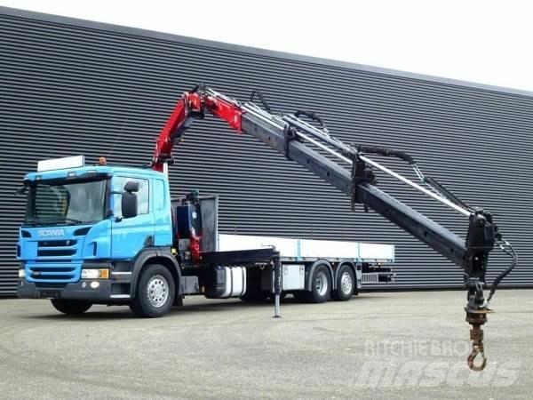 Scania P320 + Effer 크레인 트럭