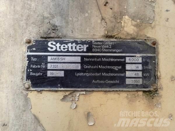 Stetter AM 6 SH 콘크리트 믹서트럭