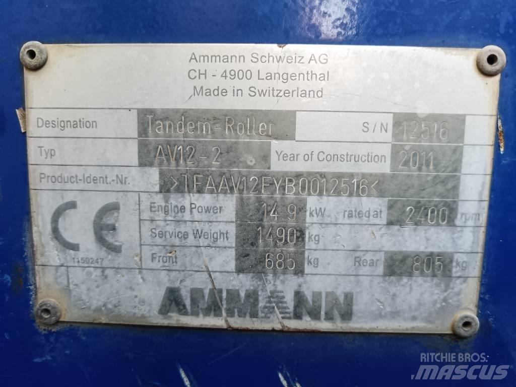 Ammann AV 12-2 트윈 드럼 롤러