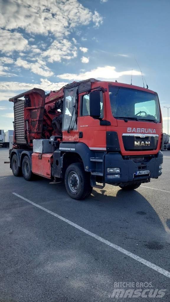 MAN TGS 26.540 6X6 톱밥제조기