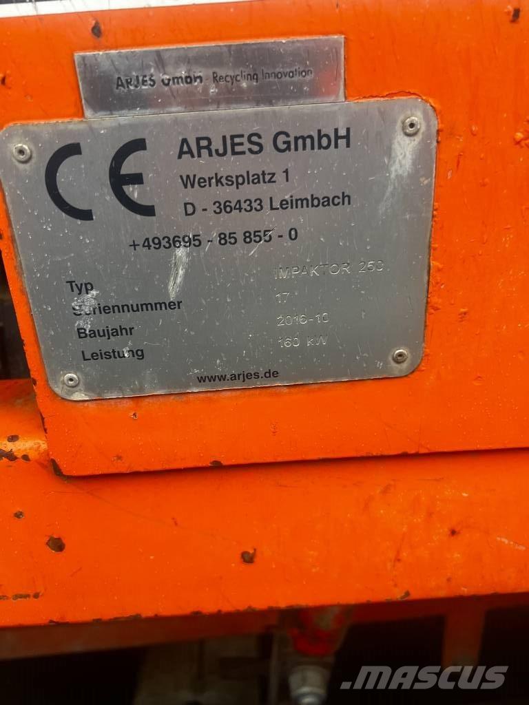 Arjes Impaktor 250 이동식 분쇄기