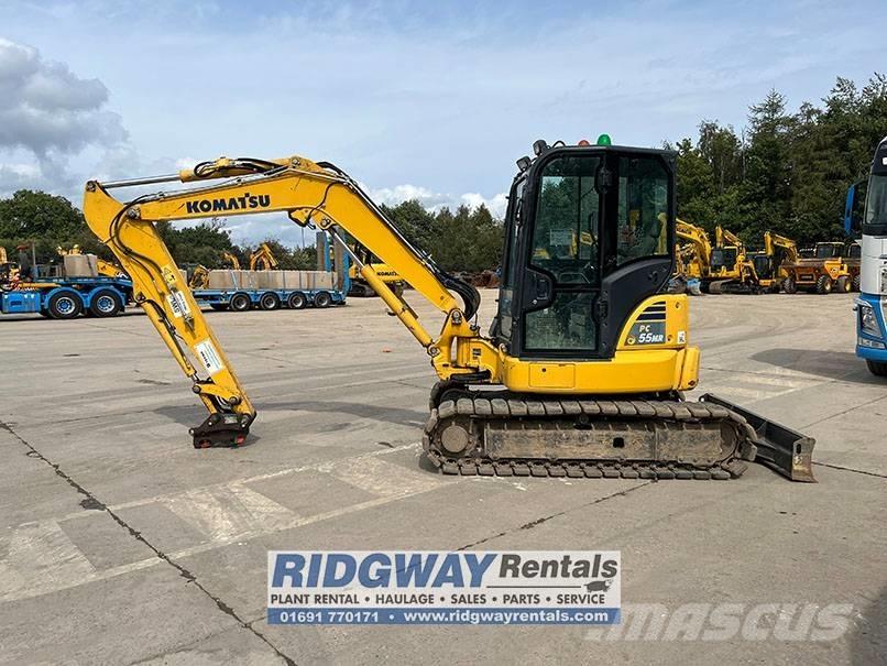 Komatsu PC 55 MR-5 소형 굴삭기 7톤 미만