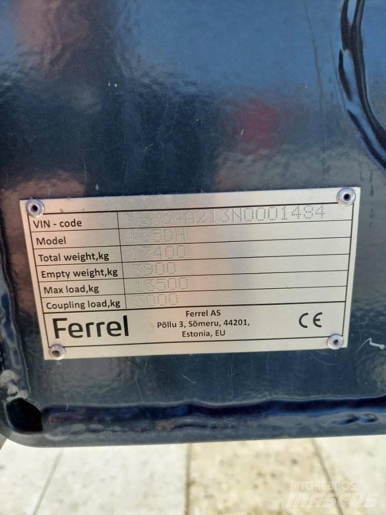 Ferrel 135 DH 티퍼 트레일러