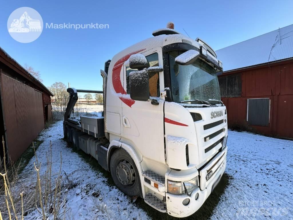 Scania R 420 LB 스킵 로더 트럭