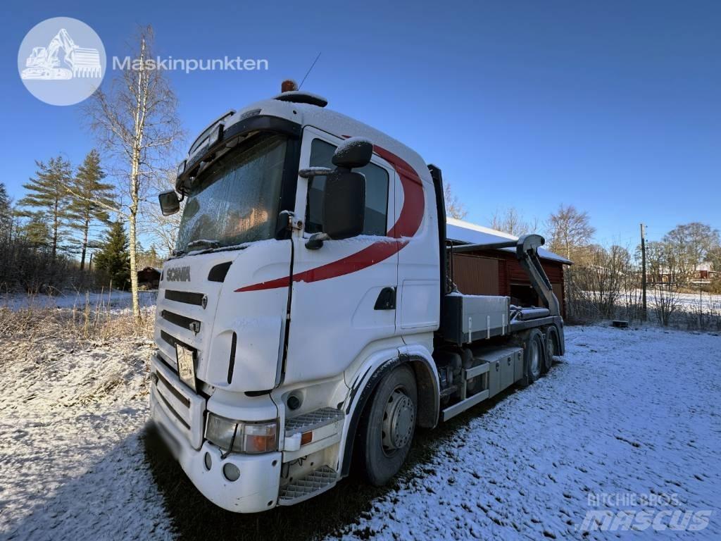 Scania R 420 LB 스킵 로더 트럭