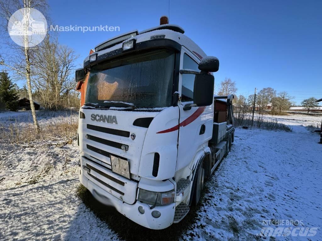 Scania R 420 LB 스킵 로더 트럭
