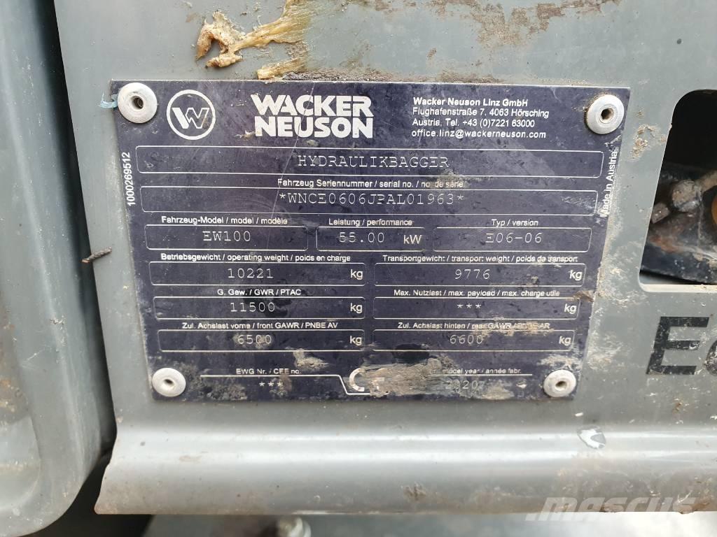 Wacker Neuson EW100  휠 굴삭기