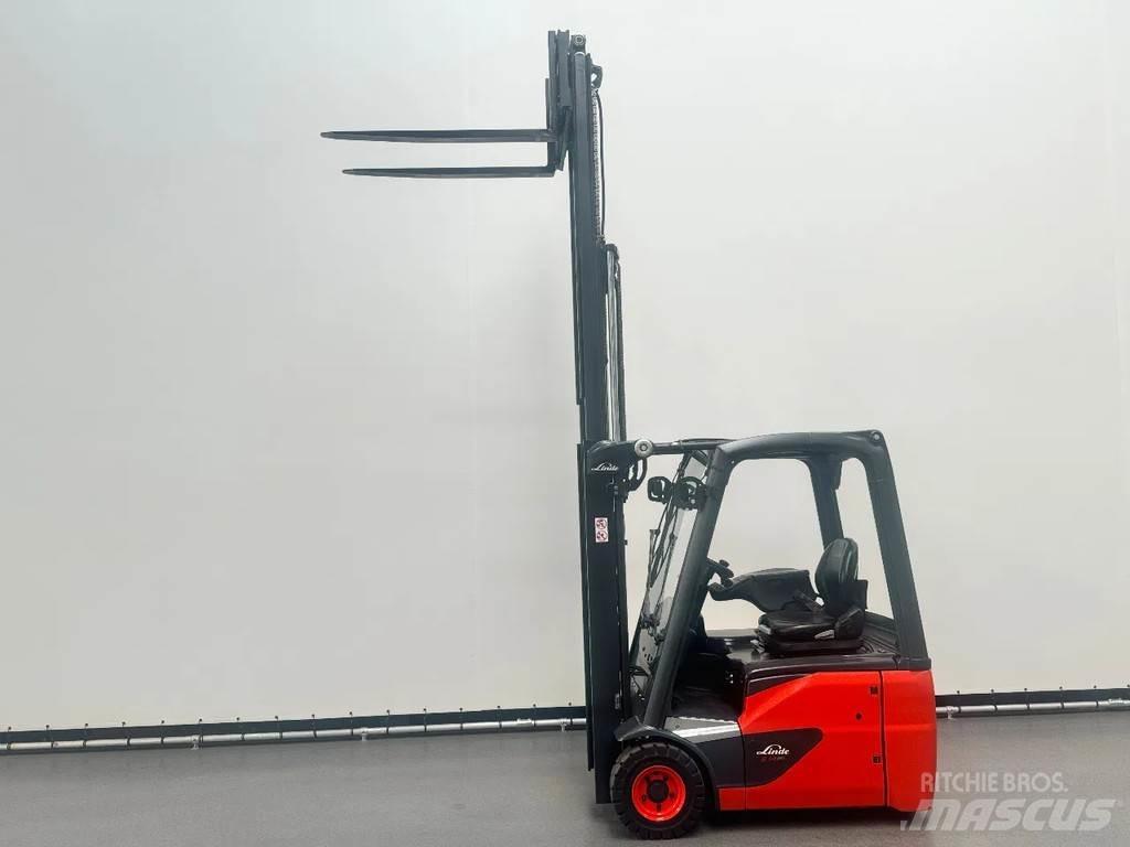 Linde 386 E 14-02 전동 지게차