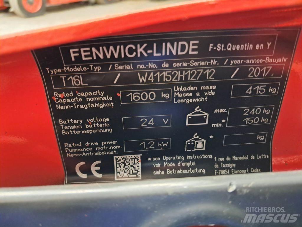 Linde T16L 경량 리프터