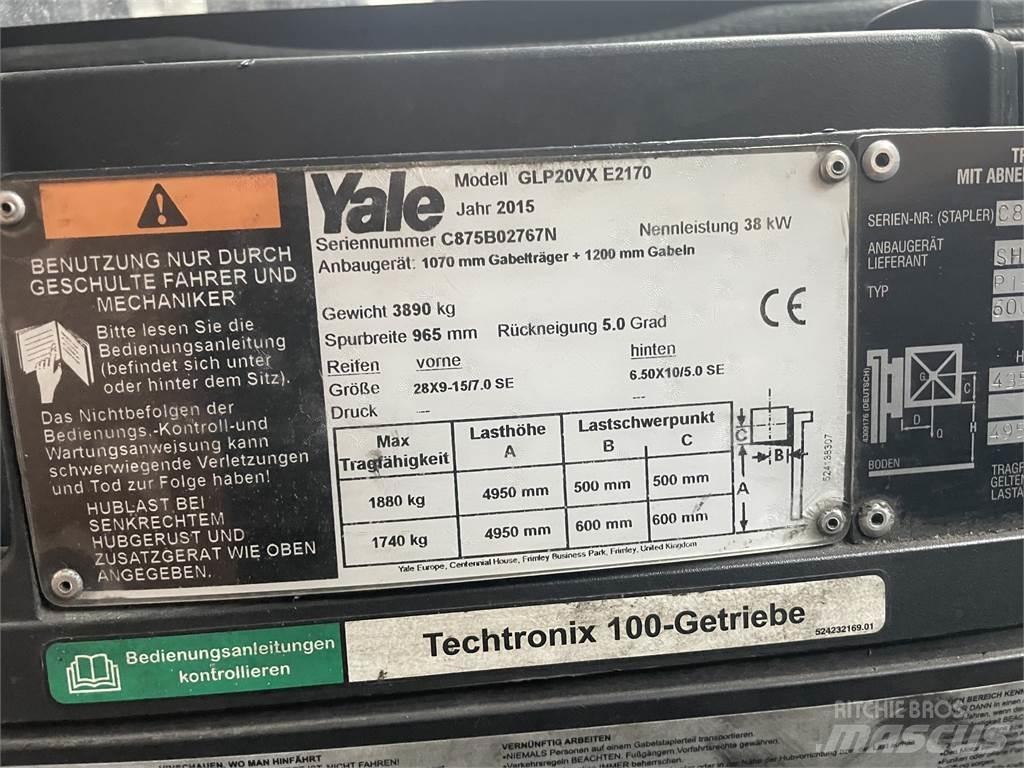 Yale GLP20VX LPG 지게차