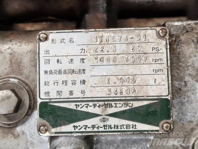 Yanmar 3TNE74-DG 엔진