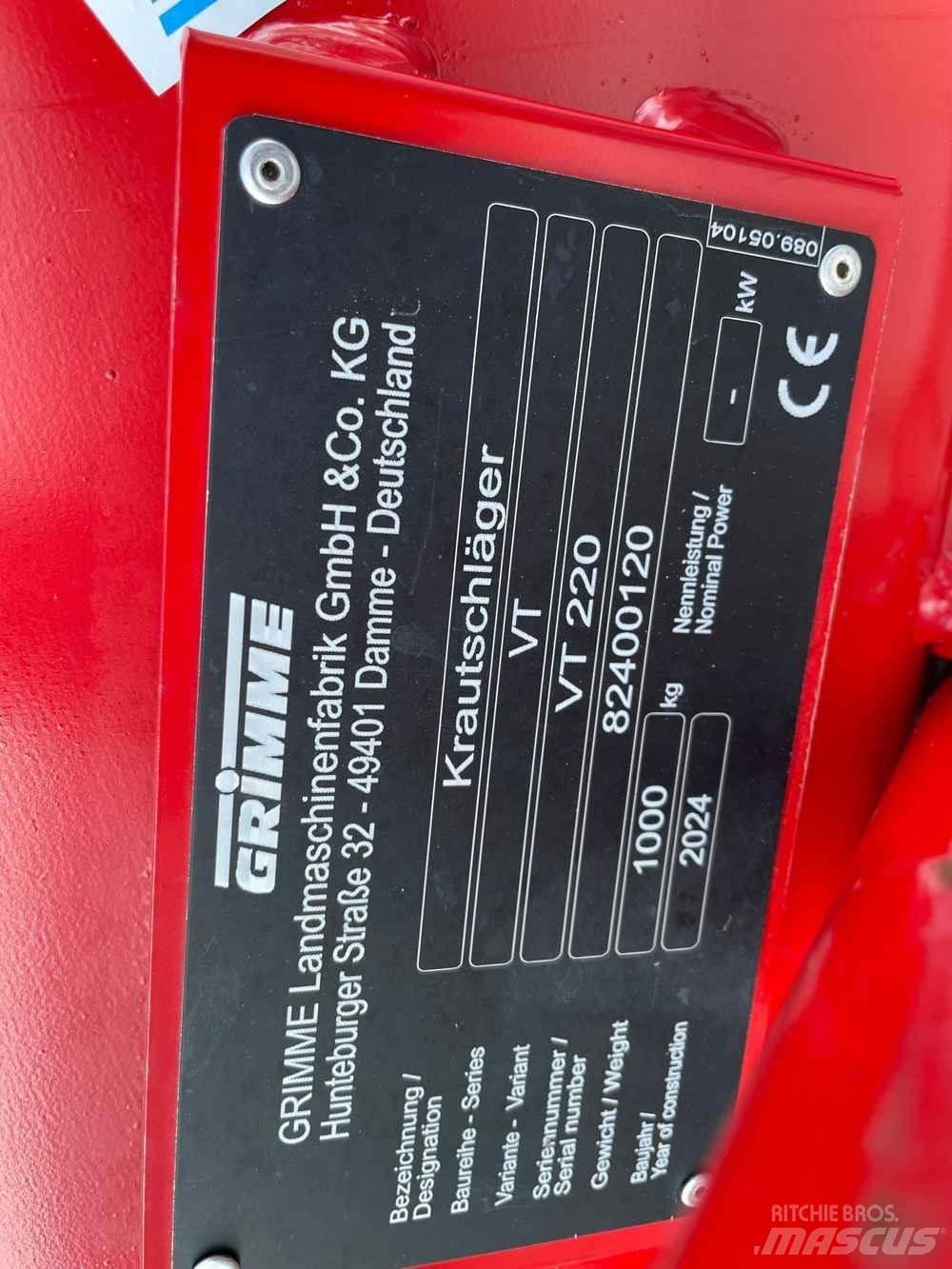 Grimme VT 220F 농기계 - 기타