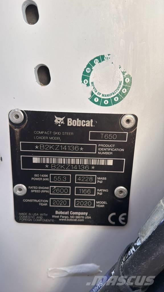 Bobcat T 650 궤도식 로우더