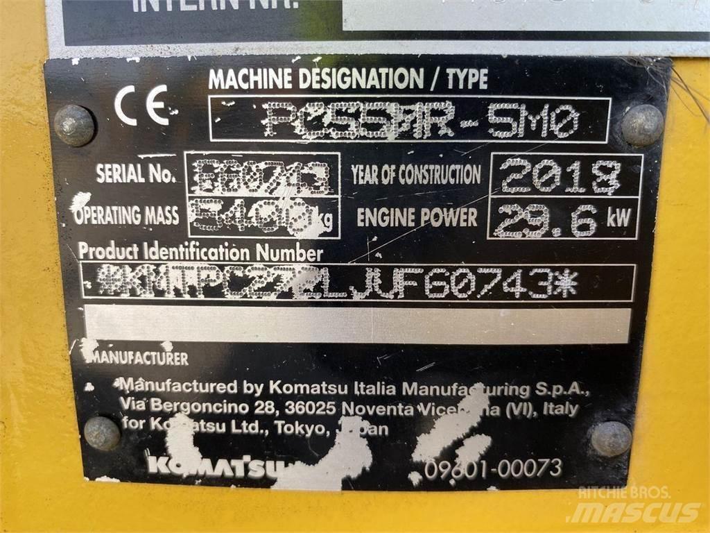 Komatsu PC55MR-5  휠 굴삭기