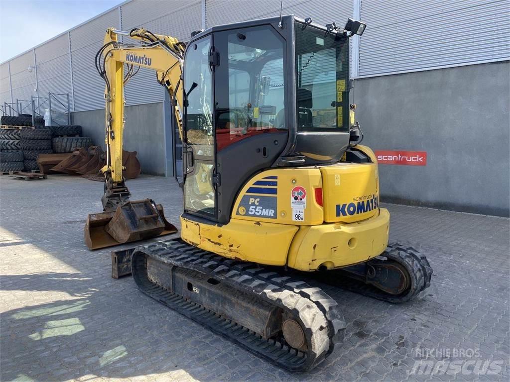 Komatsu PC55MR-5  휠 굴삭기