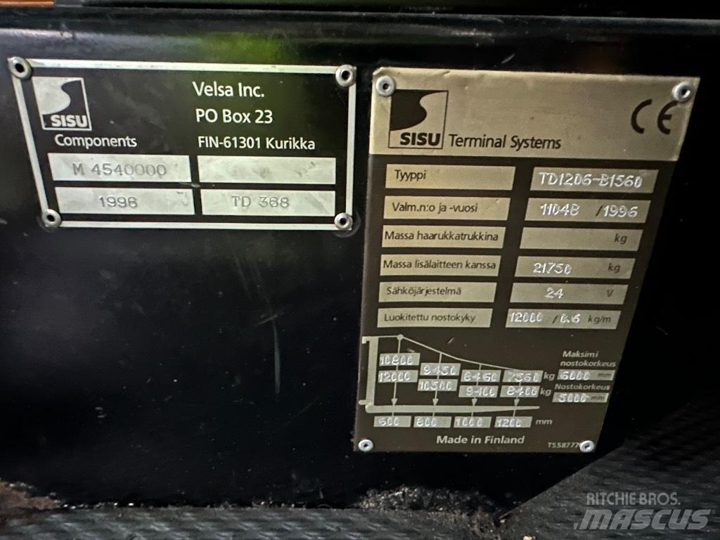Sisu TD1206 디젤 지게차